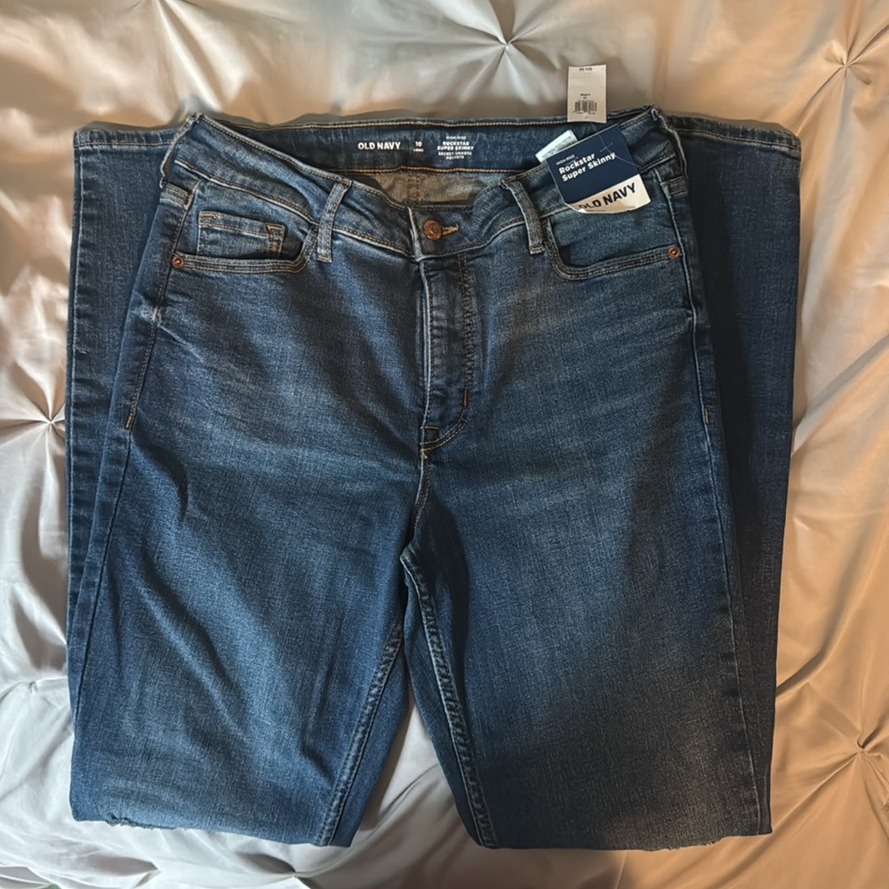 Old Navy High Rise Super Skinny Jeans 10 Long